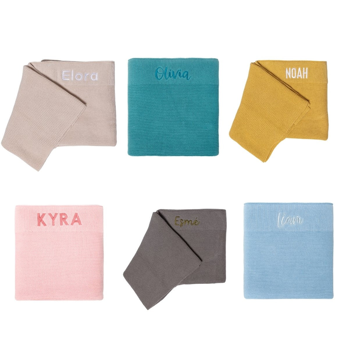 Personalised Baby Blanket Collection