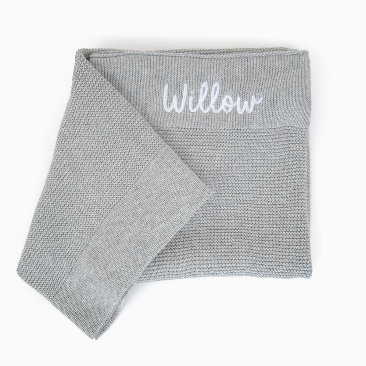 Grey Personalised Blanket